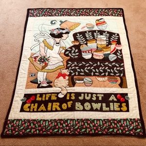 Quilt Mary Engelbreit Detailed Stitched Blanket/Quilt/Wall Hanging 4’x5’